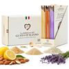 Condiviso GIFT Kit 3 Mix Spezie Italiane per Biscotti - Box Regalo - 450g | Ingredienti 100% Italia, Pan di Zenzero, Agrumi, Mandorla, Design a libro ricaricabile, Idea regalo gourmet
