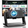 Einyoumily Proiettore Compatibile con Netflix Proiettore Smart da 28000 Lumen 4K Supporto