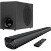 GarageRock Sound Bar con Subwoofer per TV 110W altoparlanti Soundbar con Deep