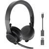 Logitech Zone 900 Cuffie On Ear Wireless Bluetooth Microfono con Cancellazione