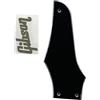 VATTEA Chitarra Parti Battipenna per Gibson Firebird Logo Truss Rod Cover (3 strati nero-1)