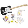 Loog X Fender Telecaster - Chitarra per bambini a 3 corde, colore: Nero