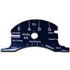 ZYWUOY Ponti per violino, multifunzionale stampo modello full size violoncello ponte strumento di riparazione violino 4/4