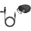 Generic Microfono lavalier a condensatore di ricambio per sistema microfonico wireless Shure BLX14/CVL UHF, perfetto per interviste, presentazioni, teatro, connettore TA4F (TQG)