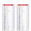 Generico 2 Calendario 2027 olandese da Parete Muro Silhouette 14x47 cm Trimestrale 12 fogli mensile Carta patinata Con Camponote Carta usomano (multicolore)