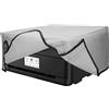 kwmobile Copertina Antipolvere Compatibile con Canon Pixma TS9550 / G6050 / TR7550 / TR8550 - Copri Stampante - Copertura Protettiva - Fodera in grigio chiaro