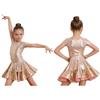 Yyuihri Abito Danza Latino Americano Bambina da Ballo Latino Americano Bambina Abito Ballo Salone Professionale Vestito da Competizioni