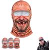 Generic Passamontagna Volto da Vecchietto Divertente, Stampa 3D | Maschera viso Old Man Winter passamontagna realistico con protezione per collo, stampa grafica per sci attività all'aperto