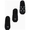 Emporio Armani 3-pack Inside Socks Casual Sock Uomo