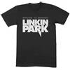 Rocks-Off Linkin Park Maglietta Minutes To Midnight Licenza Ufficiale Manica Corta Nero Men Ragazzo Short Sleeve