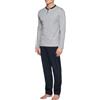CAGI Pigiama Uomo Lungo Cotone Interlok Tinta Unita VCAT04439