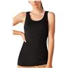 Liabel Canotta Intima Spalla Larga 100% Cotone Supima, Offerta 3-6 Pezzi, Canottiera Intima Donna in Cotone Estremamente Leggero, Top Donna Spalla Larga Art. 116 (3 Pezzi Bianco, XL)