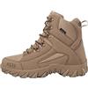 KBOPLEMQ Stivali da lavoro tattici militari da uomo e donna, impermeabili, da trekking, leggeri, da combattimento, da lavoro, da trekking, antiscivolo, con cerniera, caldi, invernali, da neve