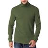 LE VONFORT Maglietta da uomo a collo alto a maniche lunghe, vestibilità aderente, termica, leggera