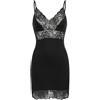 dolcecasabiancheria Tramonte Sottoveste Donna Dea in Micro Modal e Pizzo con Garbo Seno Modellante
