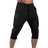 generic Pantaloni da jogging da uomo, casual, da lavoro, in cotone, sotto il ginocchio, lunghezza a 3/4, con coulisse, leggeri, da palestra, con tasche, traspiranti e confortevoli