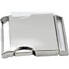 AHIOJEGX Fibia cinta uomo 2 fibbie rettangolari in metallo da 40/50 mm, multiuso, for cintura, soprabito, decorazione, accessori for indumenti fai te