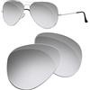 hengfento2 Lenti polarizzate di ricambio per occhiali da sole Ray-Ban RB3025 Aviator 62 mm