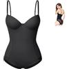 HADAVAKA Body Modellante Da Donna Con Ferretto, Contenitivo Per Addome E Vita, Con Spalline Regolabili, Ideale Per Abiti Da Sposa, Abiti Da Sera, Pantaloni, Ecc