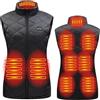 Generisch Gilet riscaldato da donna con batteria integrata da 20 mAh 74 V, gilet leggero e caldo per le giornate fredde