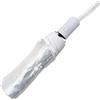 Flylin Ombrello automatico trasparente, diametro 87 cm, antivento, piccolo viaggio trasparente, autoaperto, chiusura per uomo, donna, pieghevole, con custodia, per matrimoni, viaggi, golf