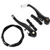 YARNOW Kit Freni Bici in Lega di Alluminio, Nero, per Bicicletta | Risposta Rapida e Frenata Costante, Cavi Inclusi, Stile Essenziale per Bici da Montagna e Strada