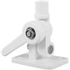 Abaodam Supporto Antenna Marino Regolabile in Acciaio e Plastica Bianco | Barche e Navigazione, Altezza Regolabile, Installazione Semplice, Struttura Stabile, Ip67