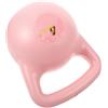 VANZACK Kettlebell Rosa Doppia Impugnatura Riempibile D'acqua | Peso Regolabile Fino a 4kg, Materiali PP Tpr e Sabbia Cristallina, per Esercizi a Casa e Yoga