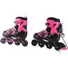Vroomoto Pattini in Regolabili, Ruote Luminose, Cuscinetti ABEC-7 | Ruote in PU, PU Resistente All'abrasione, Freno Destro, da 28 a 41, Coni da Allenamento Inclusi, Batteria Non Richiesta