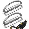 Generic Cintura per pesi da immersione, con anello a D, 2 pezzi, clip di sicurezza | Fibbia per cintura per immersioni subacquee per snorkeling quotidiano arrampicata su roccia avventura all'aperto immersioni