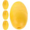DOITOOL 4 Pezzi Boa Galleggiante per Ancora Kayak, PVC Giallo, Facile Installazione | Forma Ovale, Visibilità Elevata, Adatta a Lenze e Piccoli Scafi, per Pesca e Ormeggio