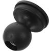 Artibetter Supporto a Sfera per Kayak con Bullone a T, Binario 1,6 Pollici | Nylon e Metallo, Base Orientabile a 360 Gradi, per Acqua Agitata e Binari Standard