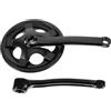 PACKOVE Guarnitura Bici a Foro Quadrato 32 Denti Nera, Pedivella | Ricambio per Bici a Scatto Fisso e Bici Elettriche, Plastica e Ferro, Uso in Officina Domestica