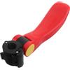 MOLUCKFU Sella per Monopattino Pieghevole in Plastica Rosso | Regolabile, Ergonomica e Antiscivolo, Tubo 8, 5-11cm, per Passeggiate All'aperto, Montaggio Sicuro