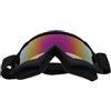 Angoily Occhiali da Motocross Oro per Bici e Atv, Ergonomici e Comodi | Tpu e PC, Stile Trendy, Protezione per Viso e Occhi, Adatti a Casco, Ciclismo e Snowboard