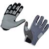 GLEAVI Guanti da Arrampicata Full Finger Grigio in Pelle Scamosciata | Microfibra Traspirante, Supporto al Polso e Protezione, per Trekking, Palestra e Corde