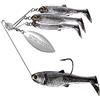 Live TARGET MNSR11MD850 LiveTarget, Baitball Spinner Rig, acqua dolce, media, 1'-15' profondità, 3/8 oz peso, argento fumo, per 1, multicolore, taglia unica