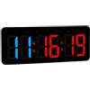 Sxhlseller Orologio da Parete Digitale con Timer da Palestra a LED da | Timer Intervallo di Allenamento Telecomandato per Riunioni di Allenamento HIIT di Boxe Fitness con modalità di Conto Alla
