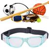 YUKERMARB Occhiali Sportivi per Bambini e Adolescenti, età 5-15 anni. | Per Calcio, Basket, Ciclismo, Lenti Antigraffio e Naselli in Silicone Morbido, Per Sport all'aperto.