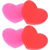 Cabilock 4 Pezzi Ammortizzatore per Racchetta da Tennis a Cuore, Smorzatore di Vibrazioni in Silicone, Portatile, Riduce e L'affaticamento della Mano