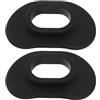 DOITOOL 2 Pezzi Protezione Labbra in Silicone per Regolatore Subacqueo Nero | Leggera e Facile da Portare, Riduce Sfregamento del Bocchino, per Acqua Fredda e Allenamento