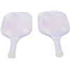 Hamwesh Set di Racchette da Pickleball, 2 Pezzi, Nucleo da 16mm | Nucleo a Nido D'ape Ad Alta densità, Eccellente Performance di Rimbalzo, Impugnatura Perforata Traspirante, Maneggevolezza