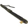 DELFIERO Cartuccera in Cuoio Marrone e Cordura Verde Calibro 12 con Borsetta