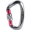RiToEasysports Moschettone a D in Alluminio 25KN per Arrampicata e Soccorso | Alluminio Aeronautico 7075, Larghezza Cancello 17mm, Resistente a Polvere e Ghiaccio, Resistenza Verticale 25KN, per