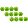 Kichvoe 12 Pezzi Palle da Allenamento da Golf Forate in Plastica PE | Design Cavo Fori Precisi, Colori Vivaci ad Alta Visibilità, Uso in Garage E'aperto