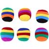 Yinhing Set di Footbag, 6 Pezzi, Palline Morbide in Tessuto 2,48 Pollici | Tessuto a Rete Lavorato a Maglia, Bordi Rinforzati con Punto Annodato, Spiaggia Campeggio Cortile, Tutti i Livelli di