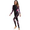 GIJMZY Muta da sub donna, protezione solare, pezzo unico, manica lunga | Muta da sub da donna, costume intero, protezione solare, manica lunga, vestibilità slim conservativa