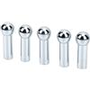 TIKATARER Fermo per Cavo a Sfera per Funi Metalliche 6 Mm, 5 Pezzi | Palla di arresto con cavo in acciaio, pareti interne lucide per palestre domestiche, macchine Lat