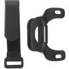 DOITOOL Supporto per Pompa per Bicicletta in Plastica Nera | Fissaggio Sul Telaio, Struttura Antiscivolo con Bloccaggio, per Tubo Obliquo e Mini Pompe, Viti e Cinghie Incluse