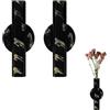 Tyatiyzn 2 PCS Vaso Parete Fiori Secchi, Tubo Fiori Nordico, Vaso Metallo Parete, per Secchi e False Piante Verdi